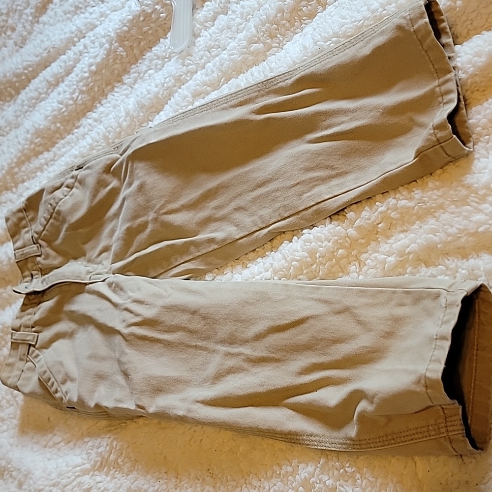 4t old navy vintage khakis with button